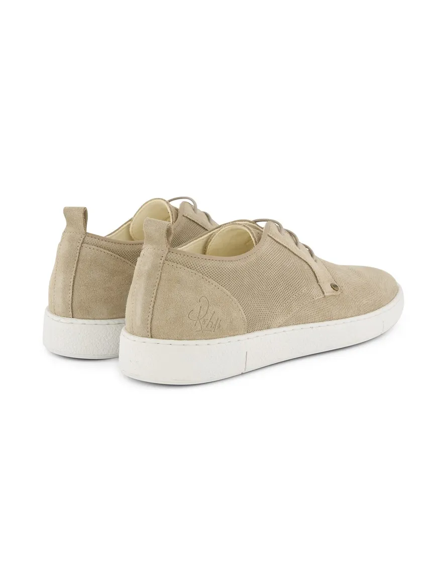 Rehab sneakers beige uni leer