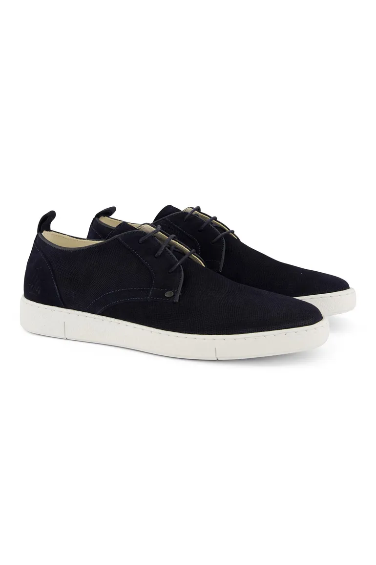 Rehab sneaker donkerblauw leer