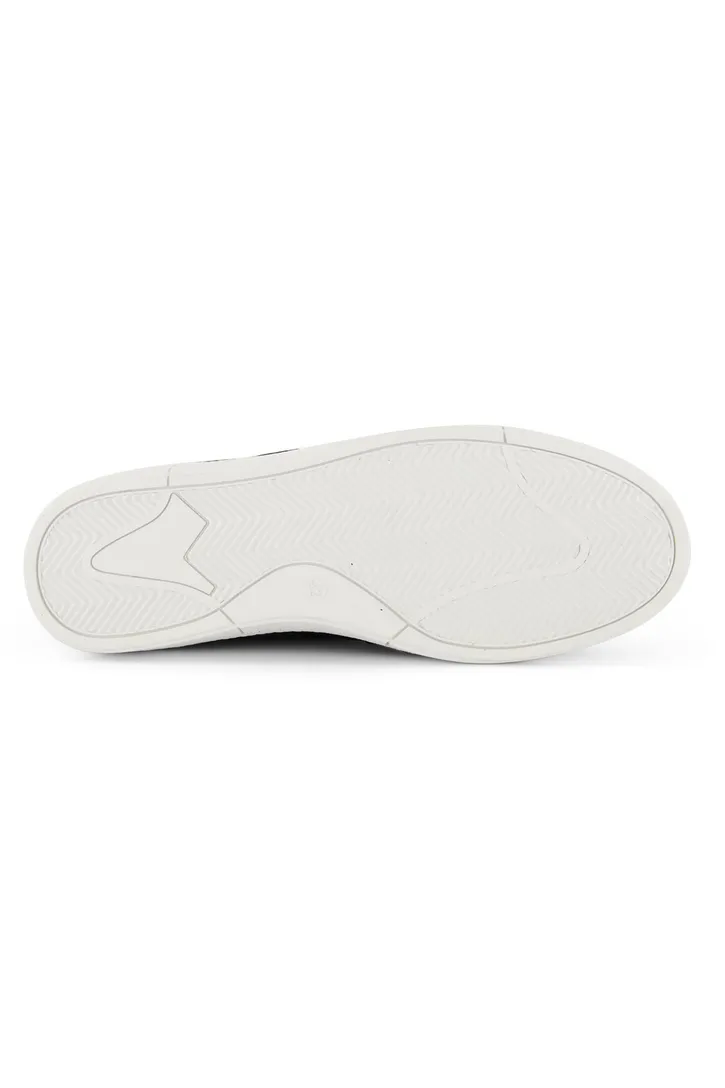 Rehab sneaker veters donkerblauw leer