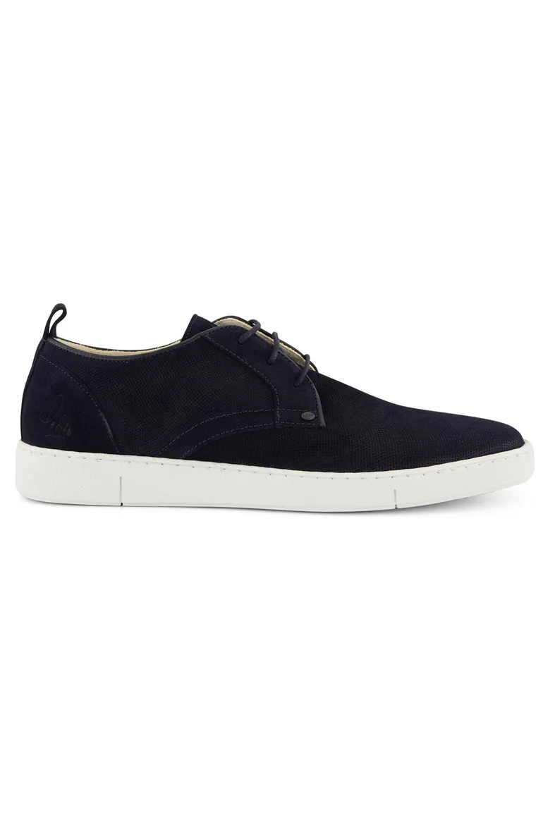 Rehab sneaker donkerblauw leer