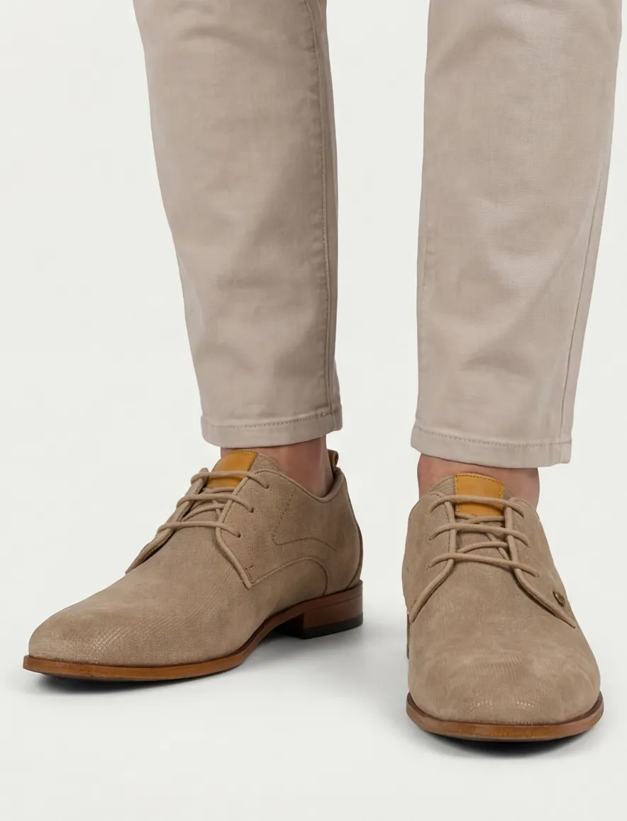 Rehab schoenen beige leer