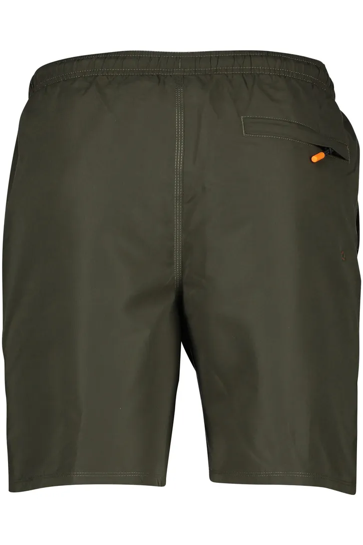 Superdry elastische band zwembroek donkergroen