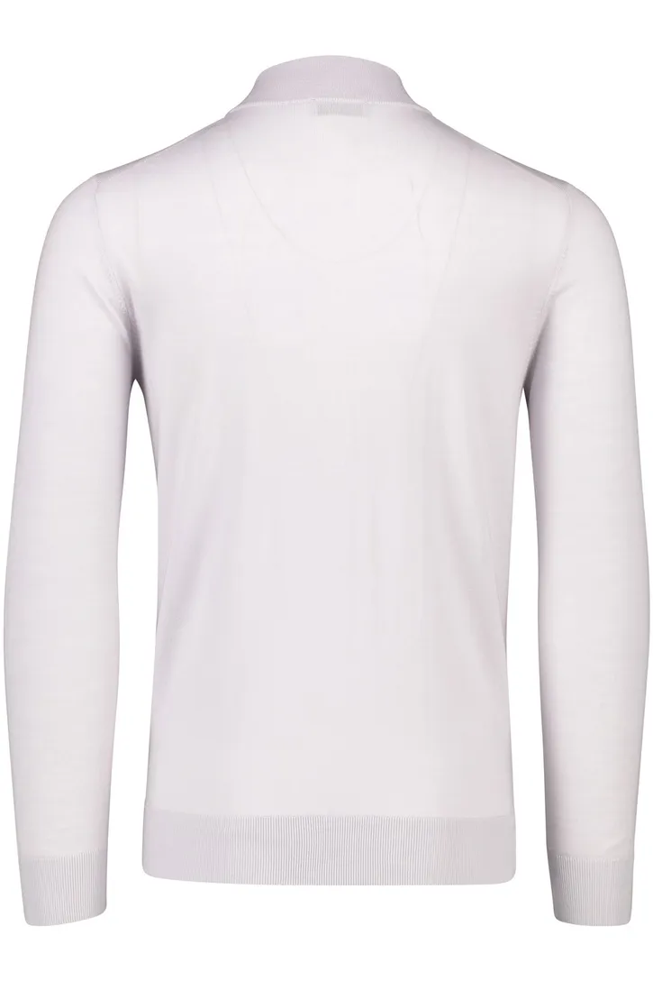 Thomas Maine lila vest vest ronde hals merinowol