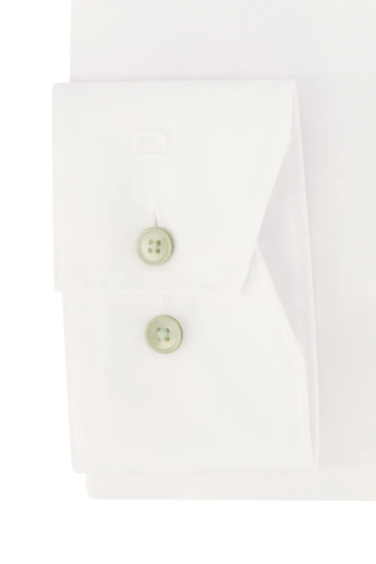 Katoenen Olymp Luxor overhemd Modern Fit wit