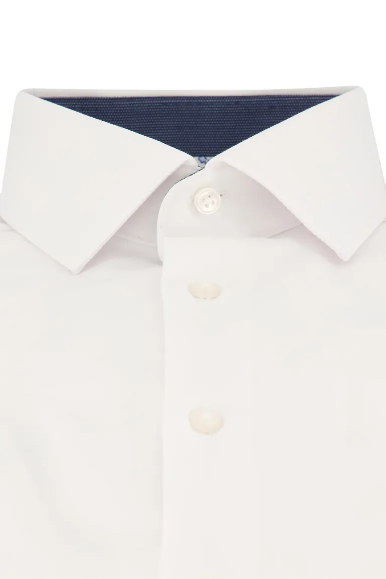 Olymp Luxor overhemd Modern Fit wit katoen 24 seven