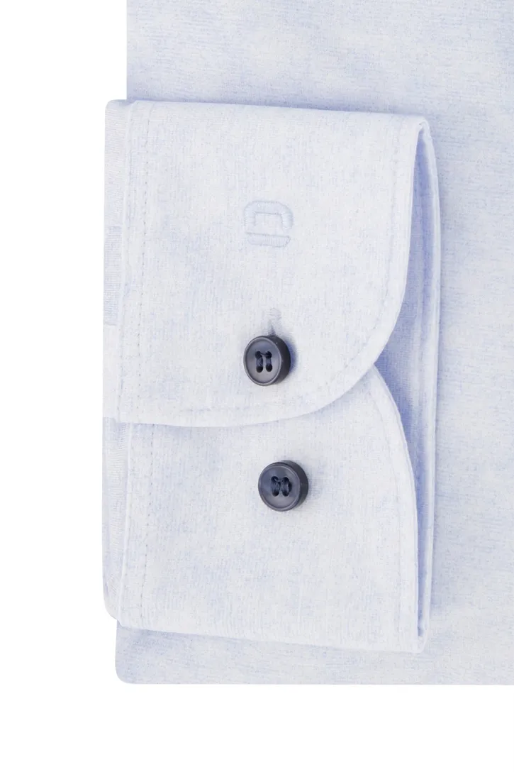 Olymp overhemd extra slim fit lichtblauw effen katoen