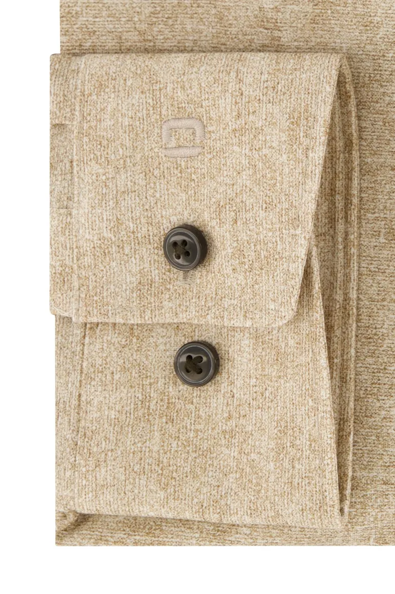 Olymp overhemd beige modern fit