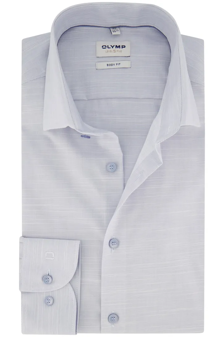 Olymp overhemd extra slim fit effen lichtblauw