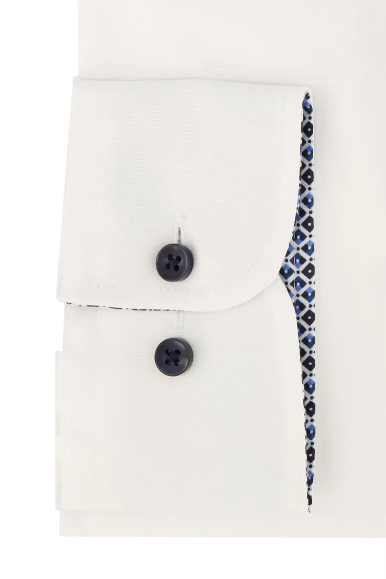 Overhemd Casa Moda Comfort Fit wit effen