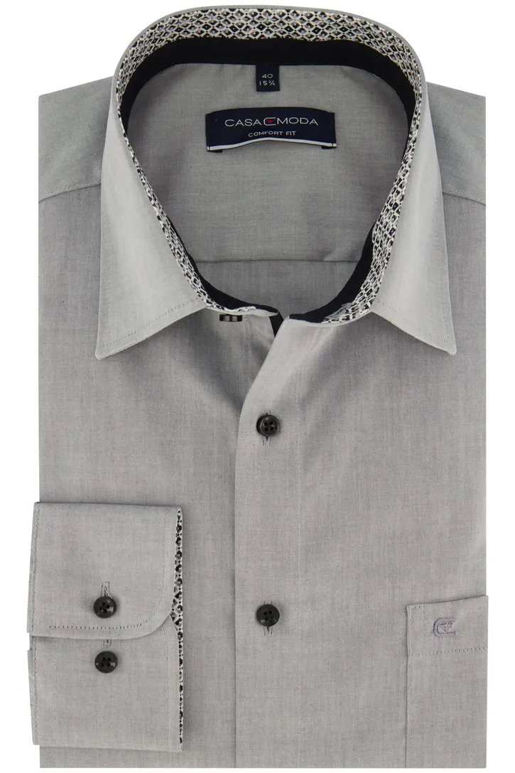 Casa Moda business overhemd Comfort Fit grijs