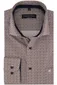 Casa Moda Comfort Fit overhemd wijde fit rood geprint