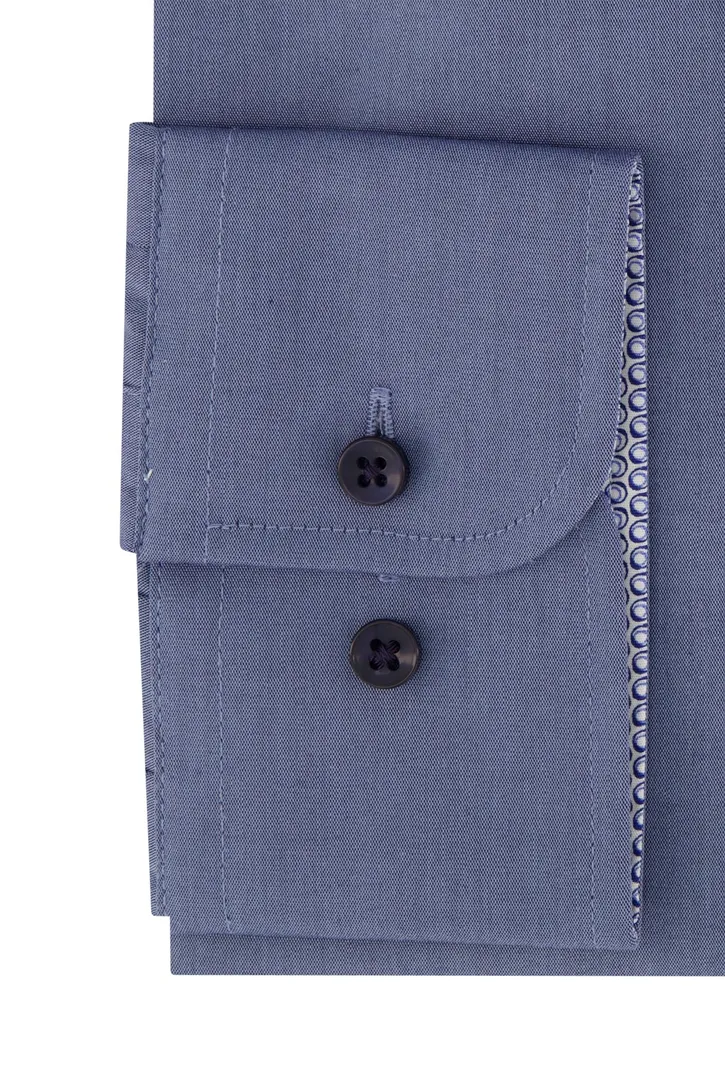 Casa Moda Modern Fit overhemd blauw effen