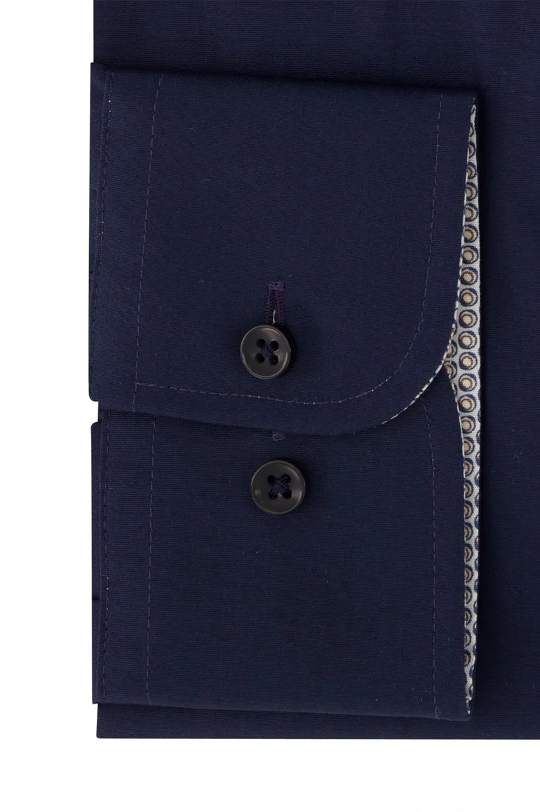 Overhemd Casa Moda donkerblauw modern fit