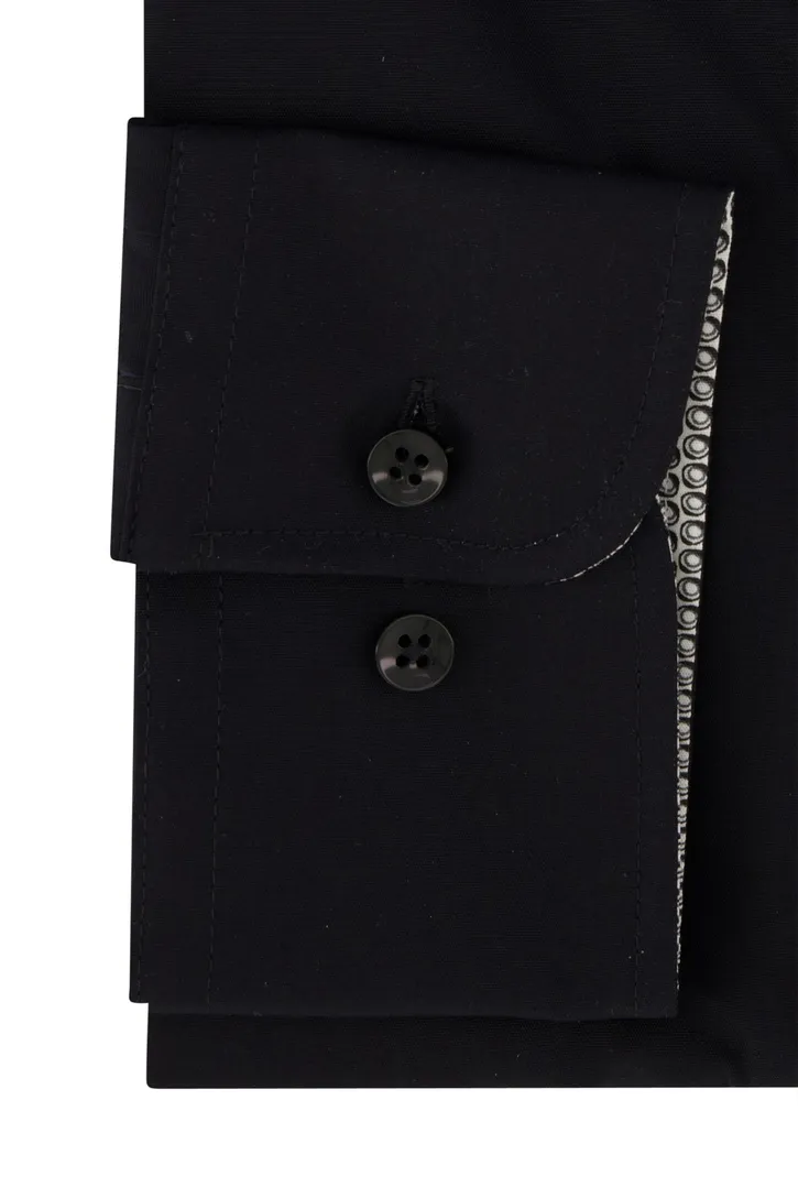 Casa Moda overhemd zwart modern fit