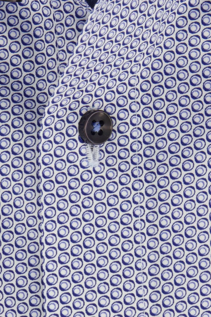 Casa Moda overhemd blauw geprint