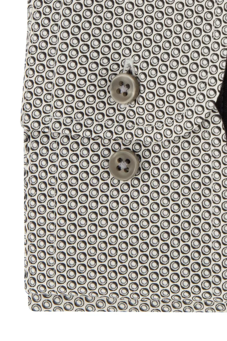 Zwart Casa Moda business overhemd normale fit
