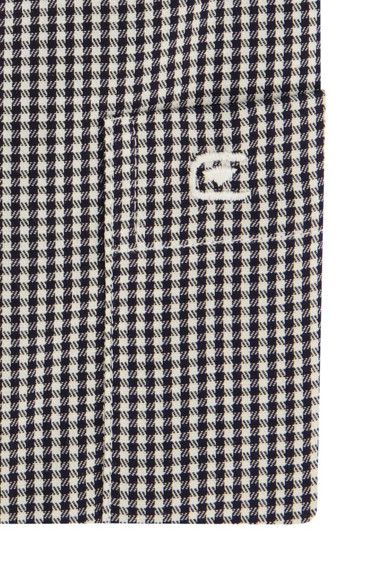 Zakelijk Casa Moda overhemd normale fit zwart wit