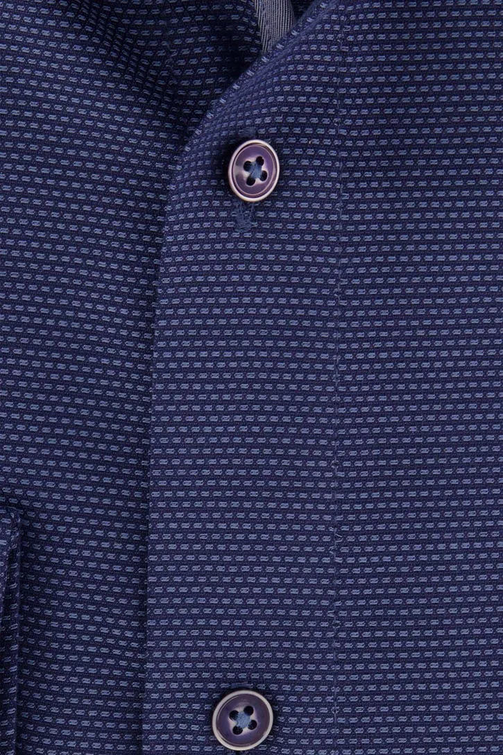 Navy Casa Moda business overhemd normale fit