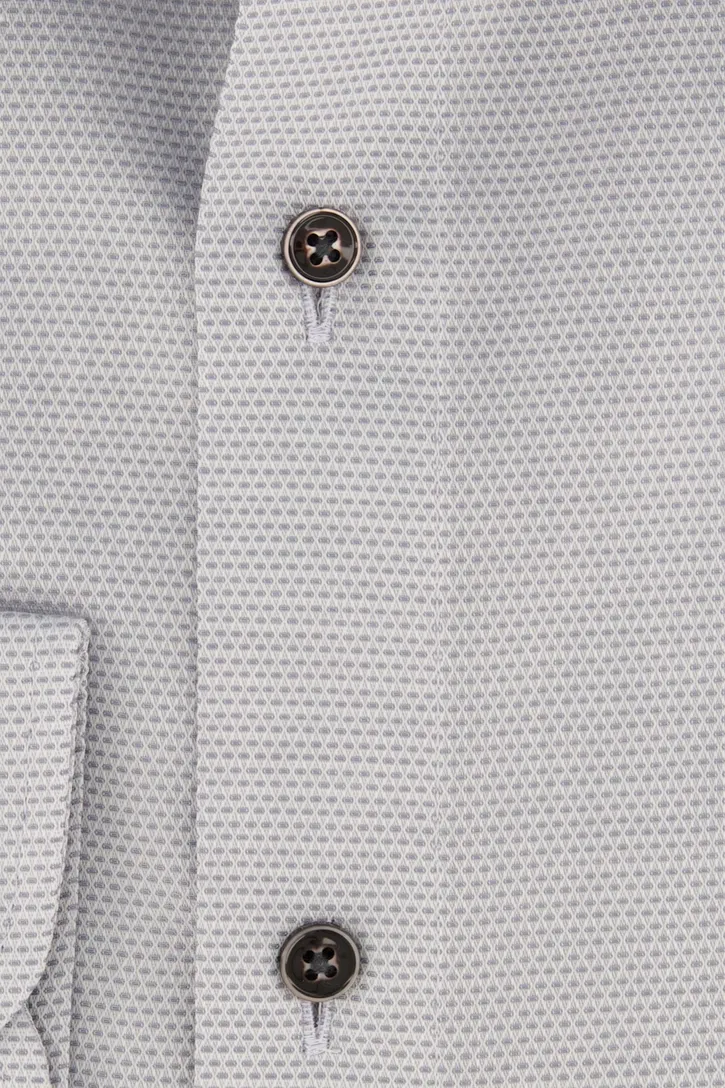 Casa Moda strijkvrij overhemd normale fit grijs geprint