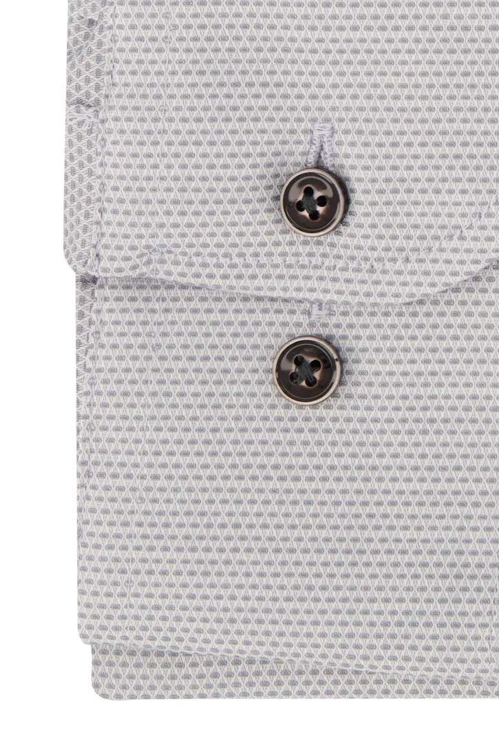 Casa Moda strijkvrij overhemd normale fit grijs geprint