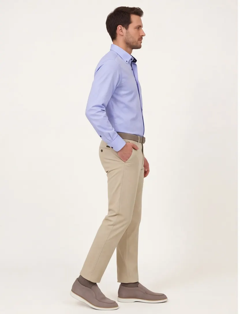Strijkvrij Casa Moda overhemd Comfort Fit blauw