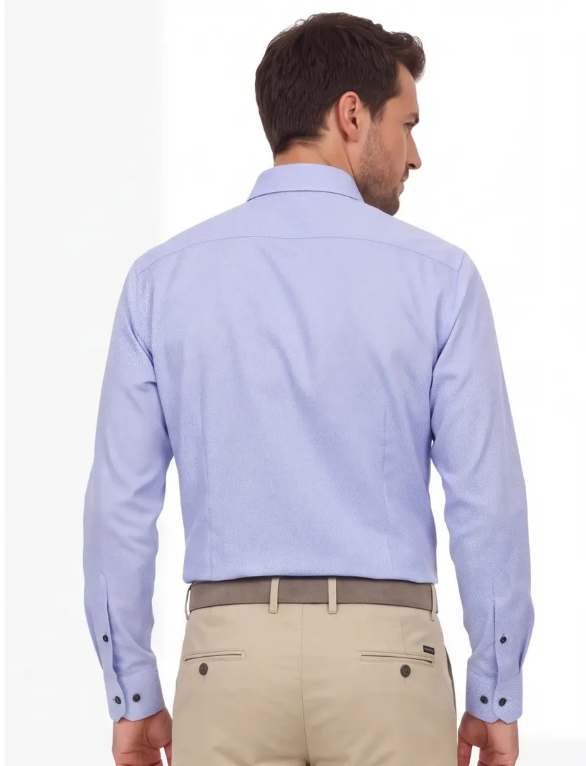 Strijkvrij Casa Moda overhemd Comfort Fit blauw