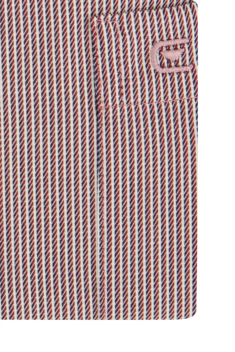 Casa Moda overhemd rood geprint Comfort Fit