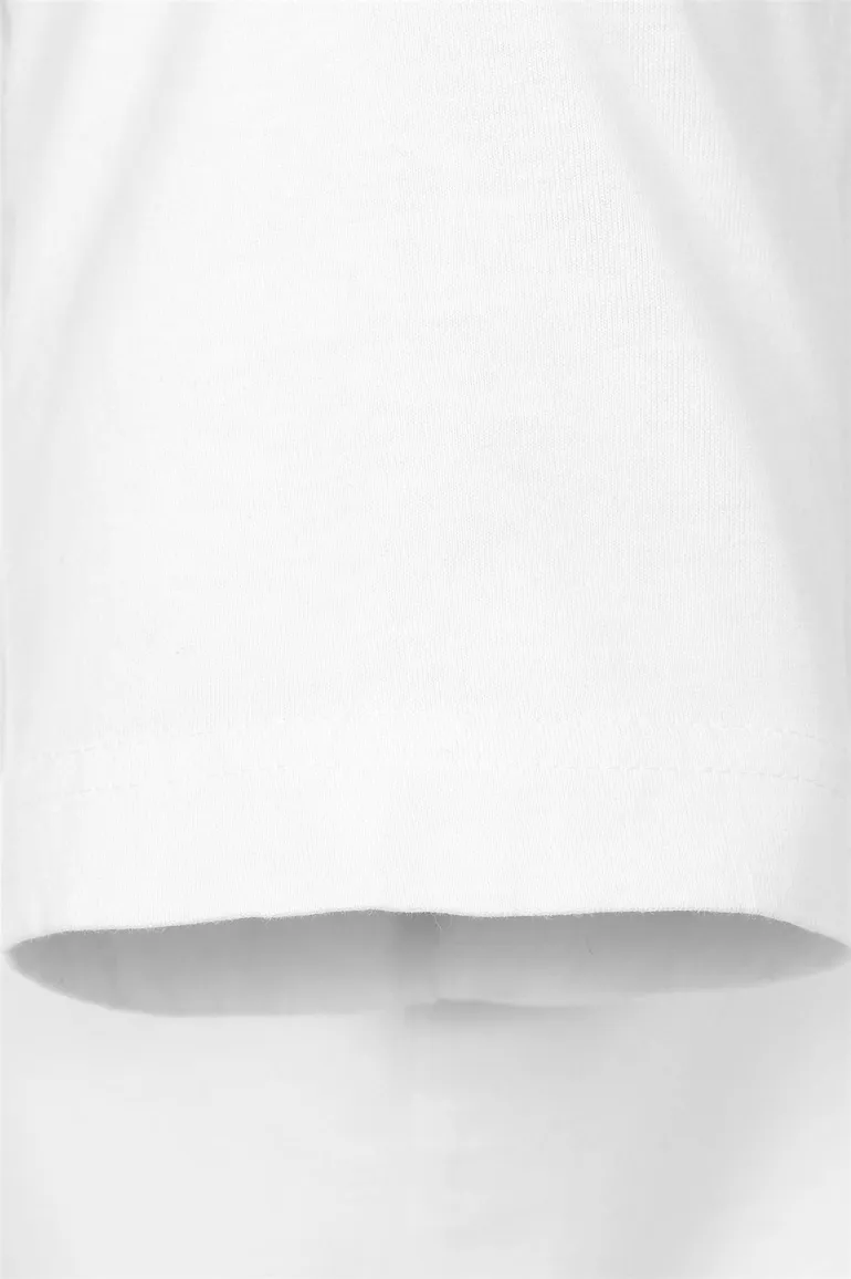 Casa Moda ondershirt effen wit wijde fit