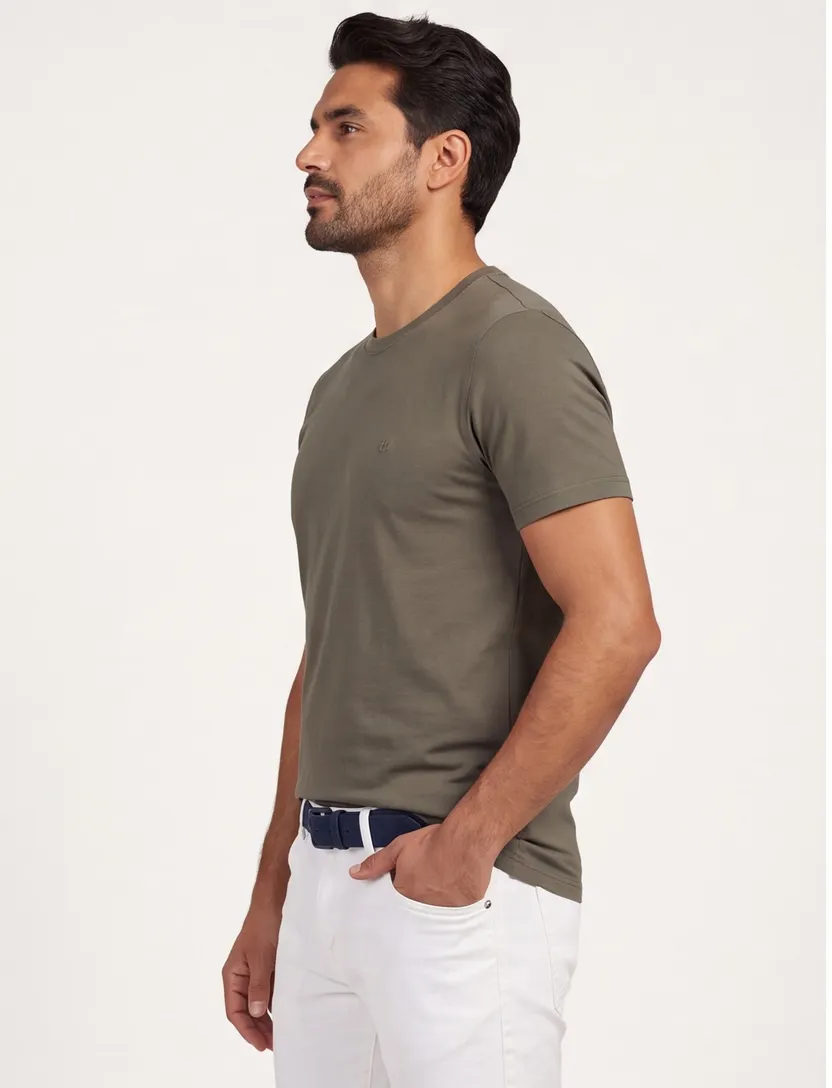 t-shirt Casa Moda groen