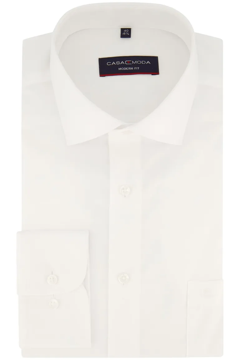 Casa Moda business overhemd normale fit spierwit