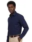 Casa Moda navy overhemd normale fit effen