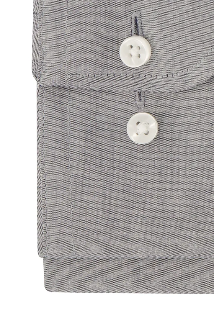 Mouwlengte 7 Casa Moda overhemd grijs uni