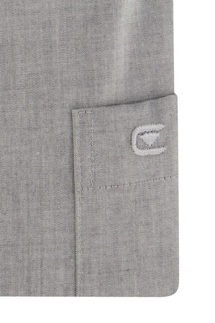 Mouwlengte 7 Casa Moda overhemd grijs uni
