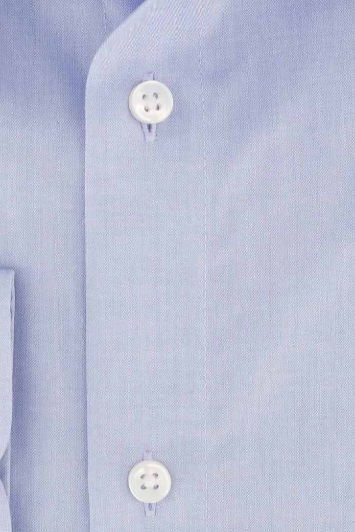 Casa Moda overhemd ml 7 blauw met borstzak