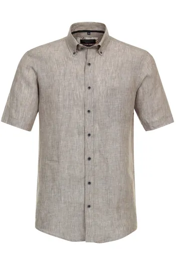 Casa Moda Casa Moda overhemd korte mouw grijs