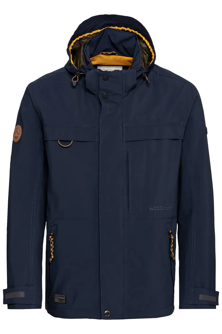 Camel Active tussenjas donkerblauw borstzak