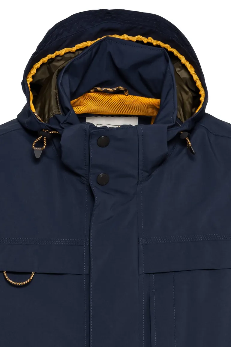 Camel Active tussenjas donkerblauw borstzak