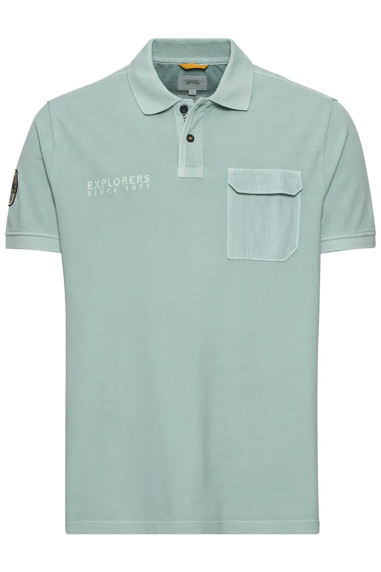 Camel Active poloshirt Aqua Green