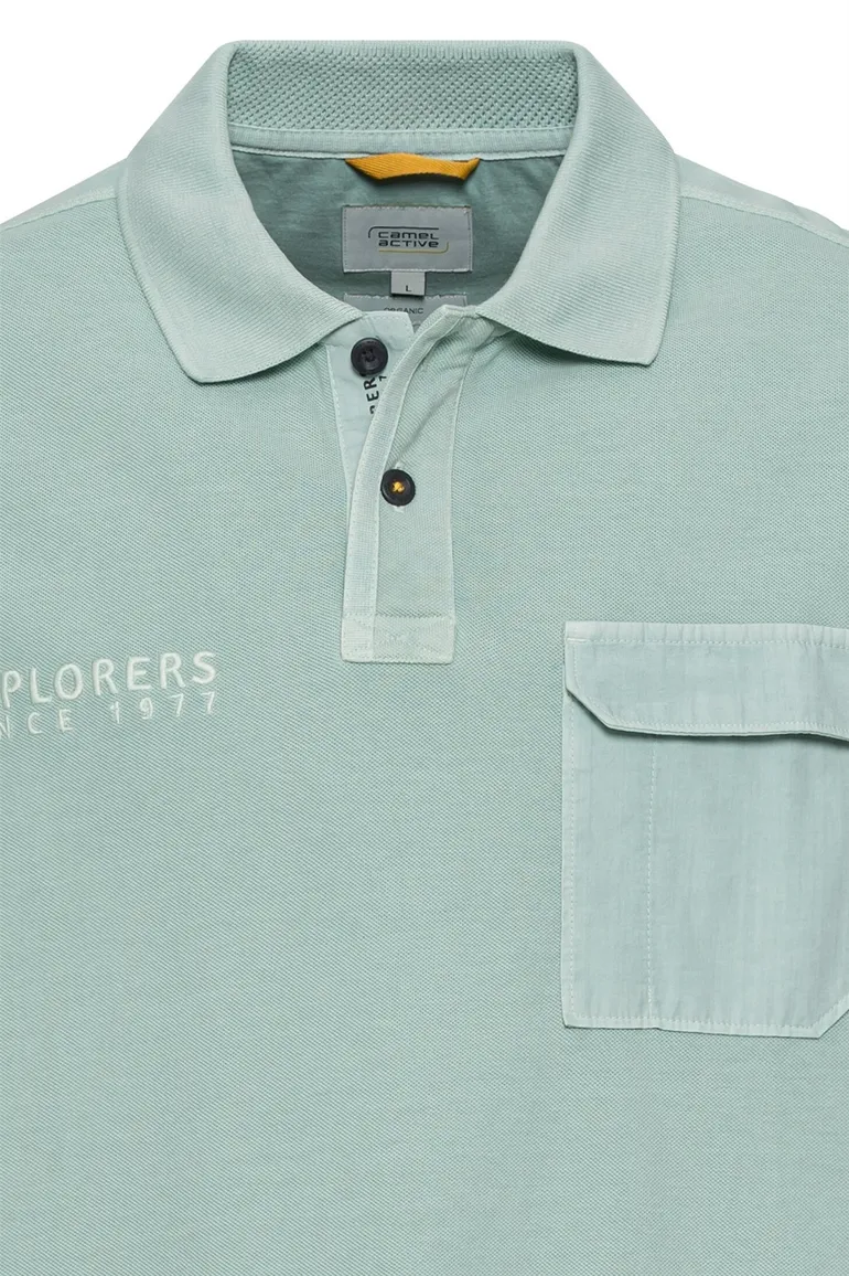 Camel Active poloshirt Aqua Green