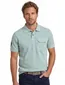 katoenen Camel Active polo effen groen wijde fit