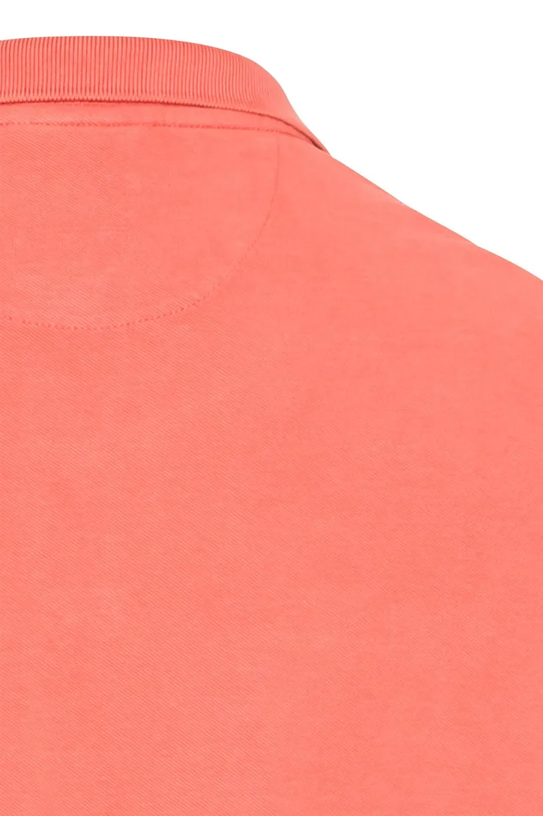 Camel Active polo wijde fit oranje effen