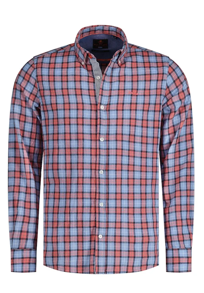 New Zealand casual overhemd rood geruit