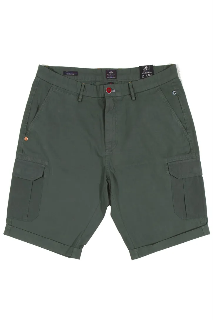 Katoenen New Zealand korte broek donkergroen