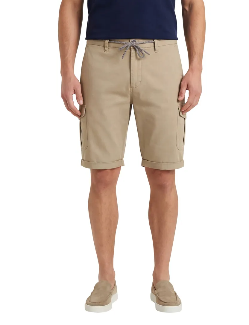 Effen beige New Zealand korte broek Luitpold