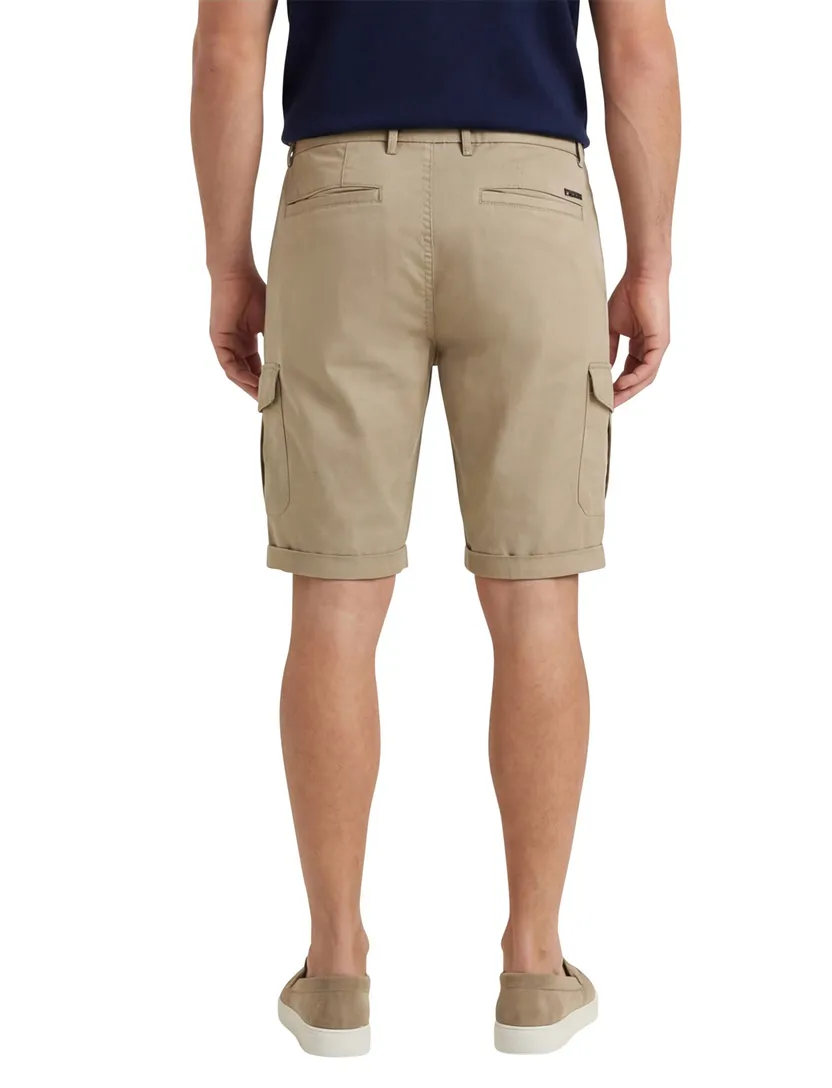 Effen beige New Zealand korte broek Luitpold