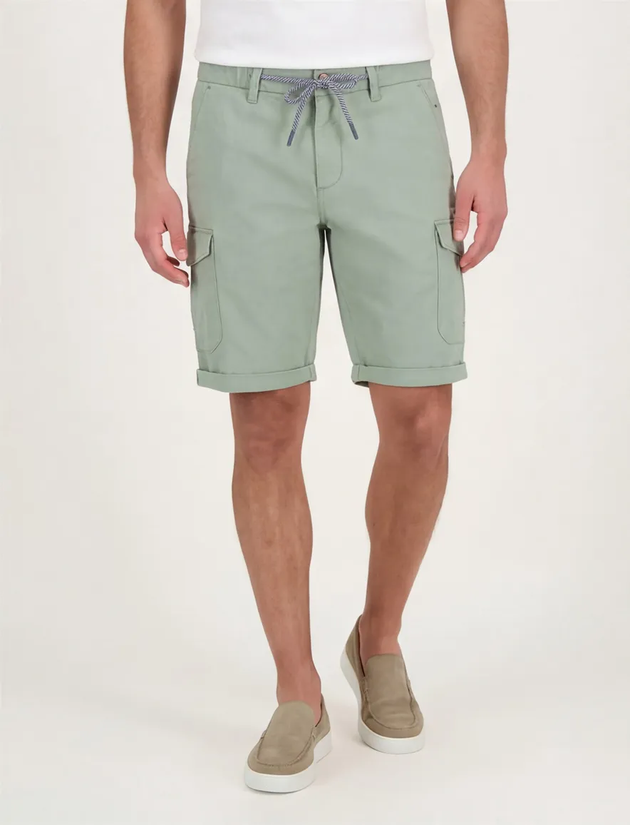 New Zealand korte broek groen linnen