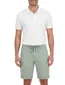 linnen New Zealand korte broek groen effen normale fit