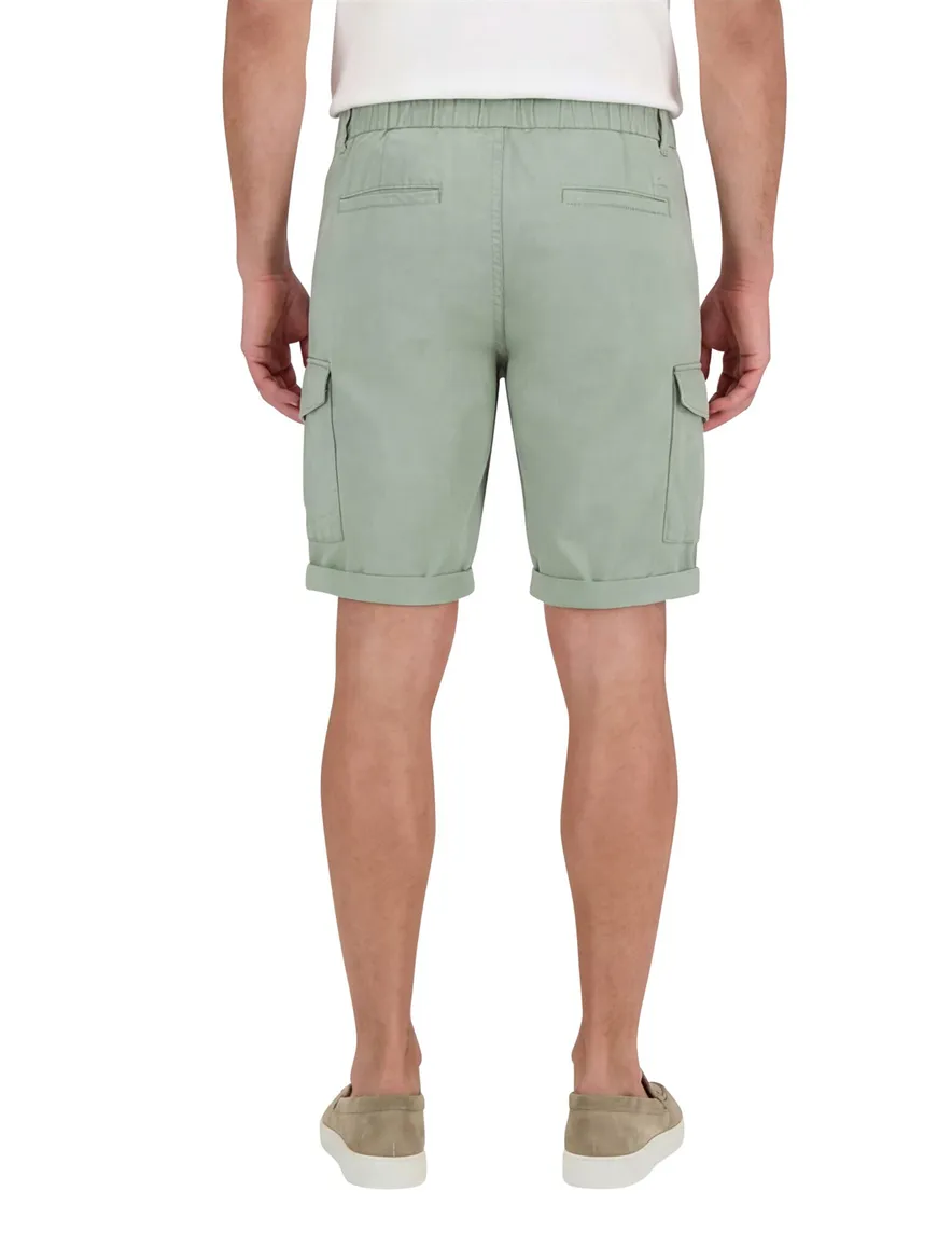 New Zealand korte broek groen linnen