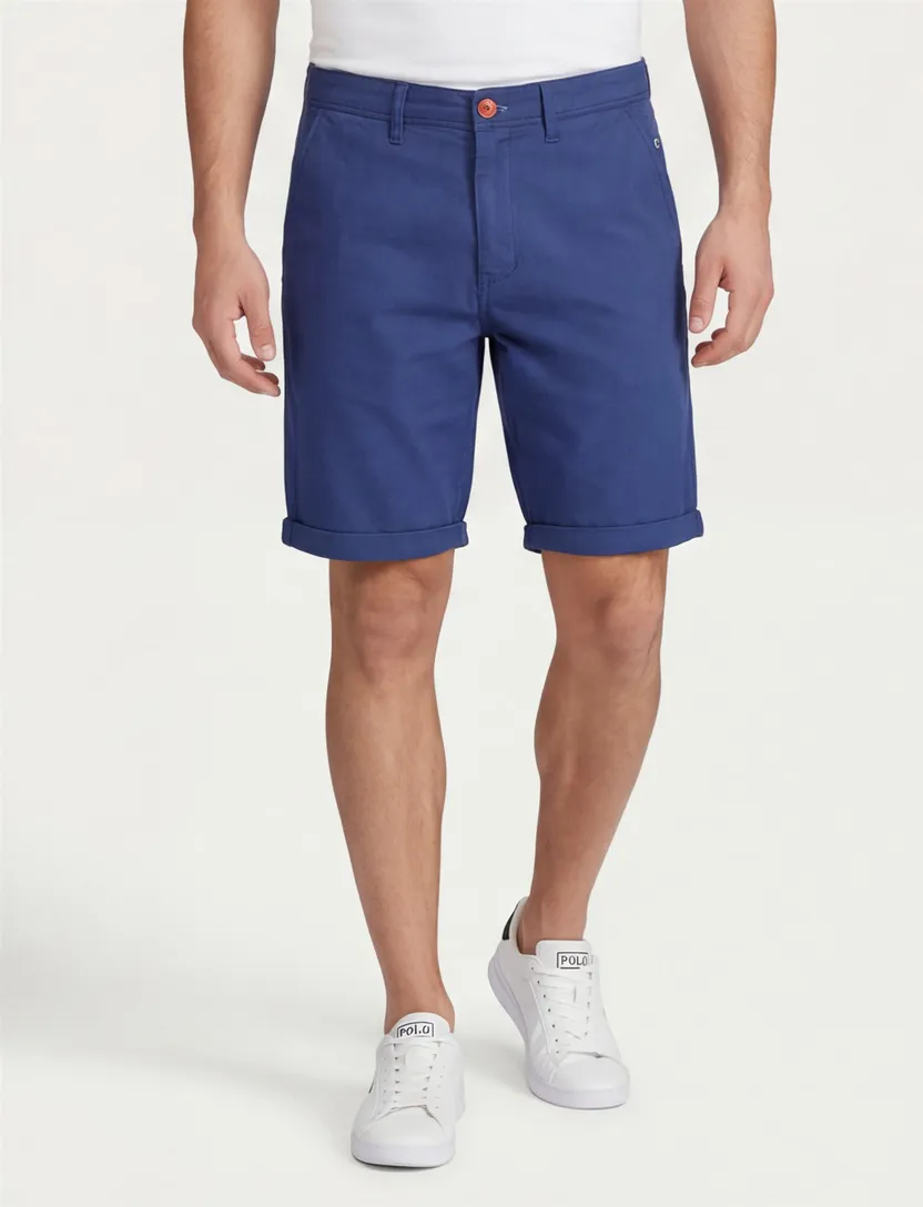 Katoenen New Zealand korte broek donkerblauw