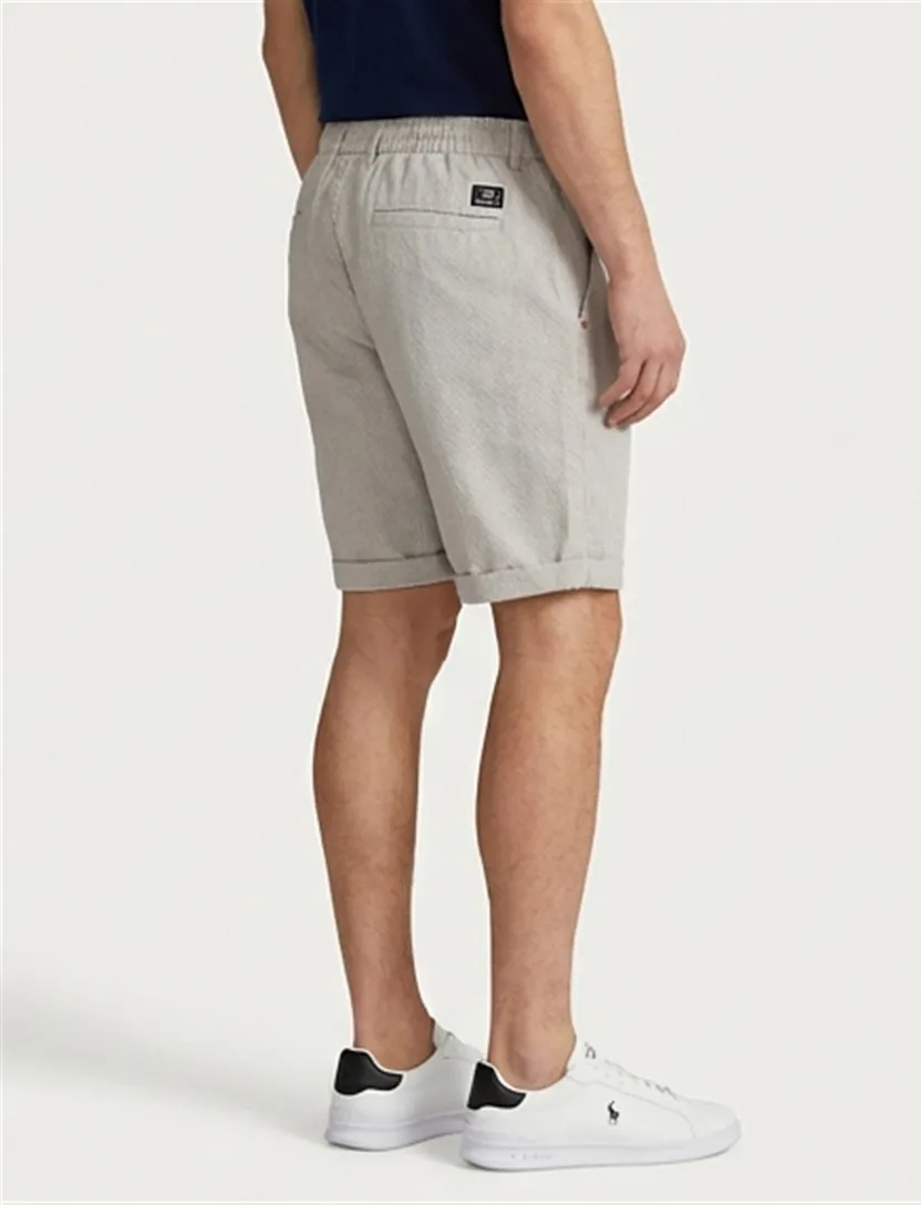 New Zealand korte broek effen grijs
